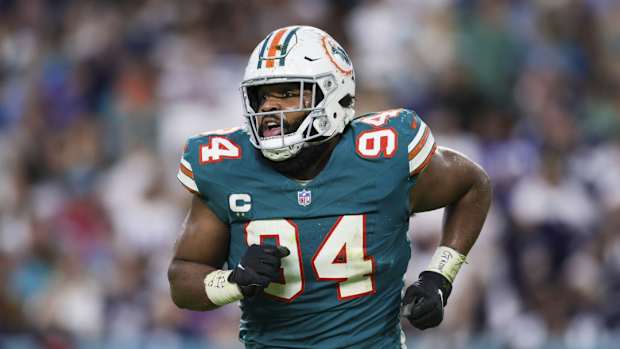 Miami Dolphins defensive tackle Christian Wilkins.